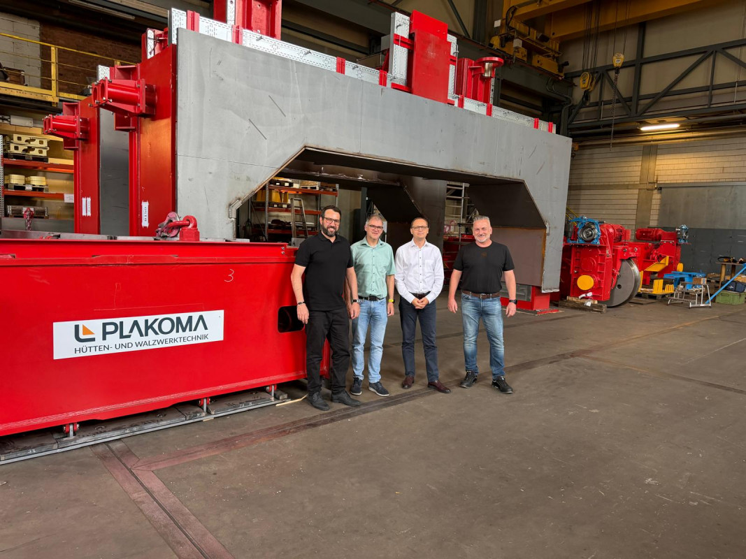 (von li n. rechts: Nicolas Fritzen (Geschäftsführer Plakoma GmbH), Dr. Christian Redl (stellvertrender Geschäftsführer INTECO), Ing. Roland Kristl (Geschäftsführer INTECO), Michael Jost (Prokurist Plakoma GmbH) - Photo: Inteco
