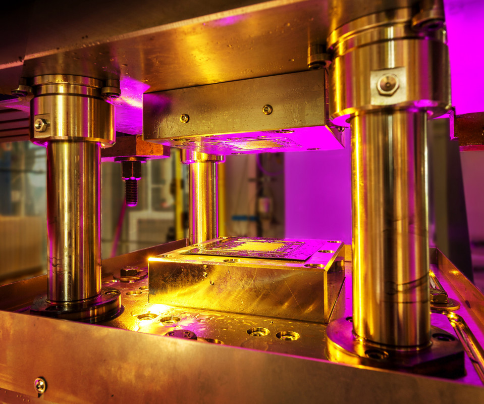 Werkzeug für die passive Hochdruckblechumformung - Bild: Fraunhofer IWU I Rico Demuth