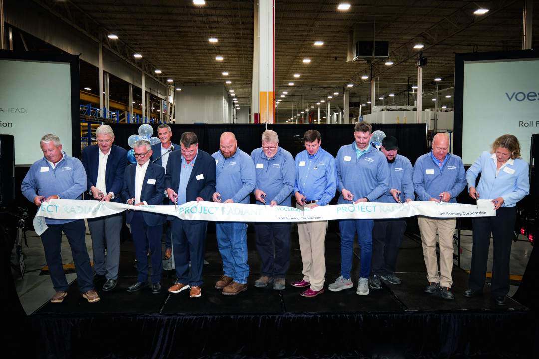 Die Eröffnung am Standort in Jeffersonville, Indiana, USA - Bild: voestalpine