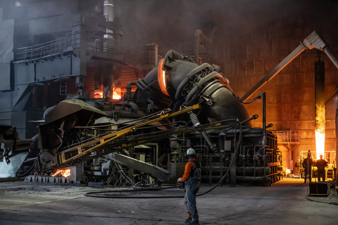Beispiel für Nachhaltiges Wirtschaften: Aus der Schlacke von EAFs können Metalle zurückgewonnen werden - Photo: Salzgitter AG / Maike Helbig