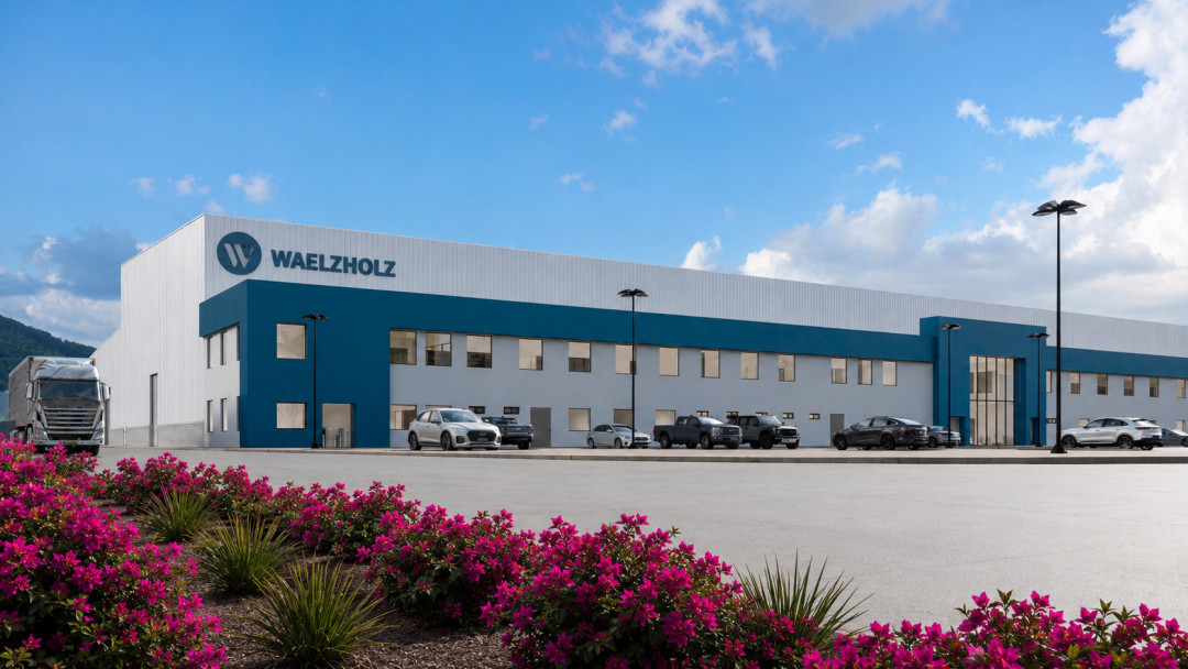 Rendering des neuen Standorts bei Saltillo, Mexiko. Foto: Grupo Inmobiliario Arrendador S.A de C.V. - Photo: Waelzholz
