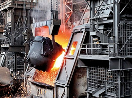 Die Stahlproduktion in Kryvyi Rih