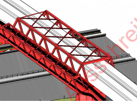 Grafik der geplanten Brücke