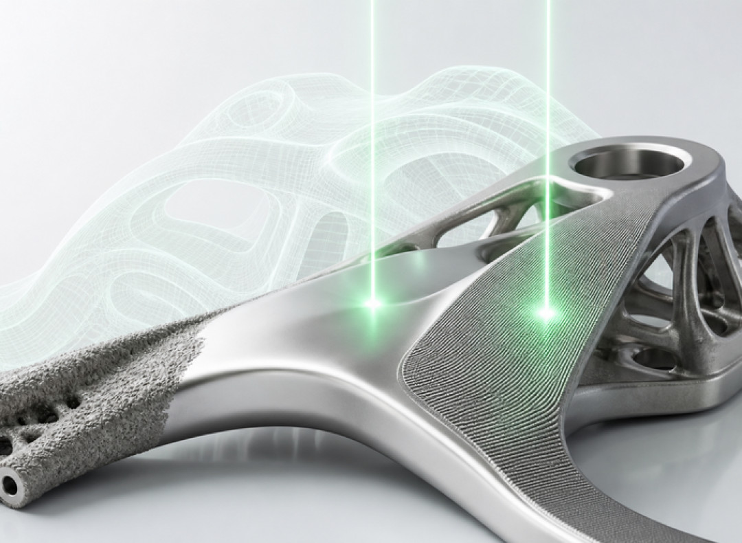 Die Bearbeitung rauer Oberflächen des 3D-Drucks wurde erforscht - © Deutsche Gesellschaft für Materialkunde e.V.