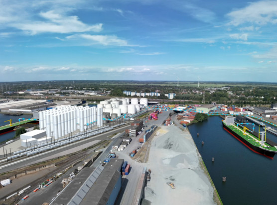 Grafik des geplanten Terminals