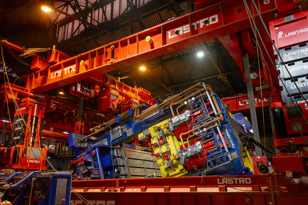 Neue Warmrichtmaschine in Mühheim - Photo: Salzgitter AG