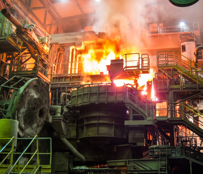 Elektrolichtbogenofen des Moselstahlwerks in Trier - Photo: Kudo Industrial