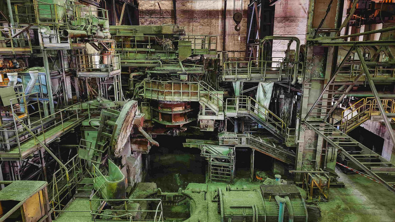 Der Elektrolichtbogenofen in Trier wurde 2012 stillgelegt - Photo: Krudo Industrial