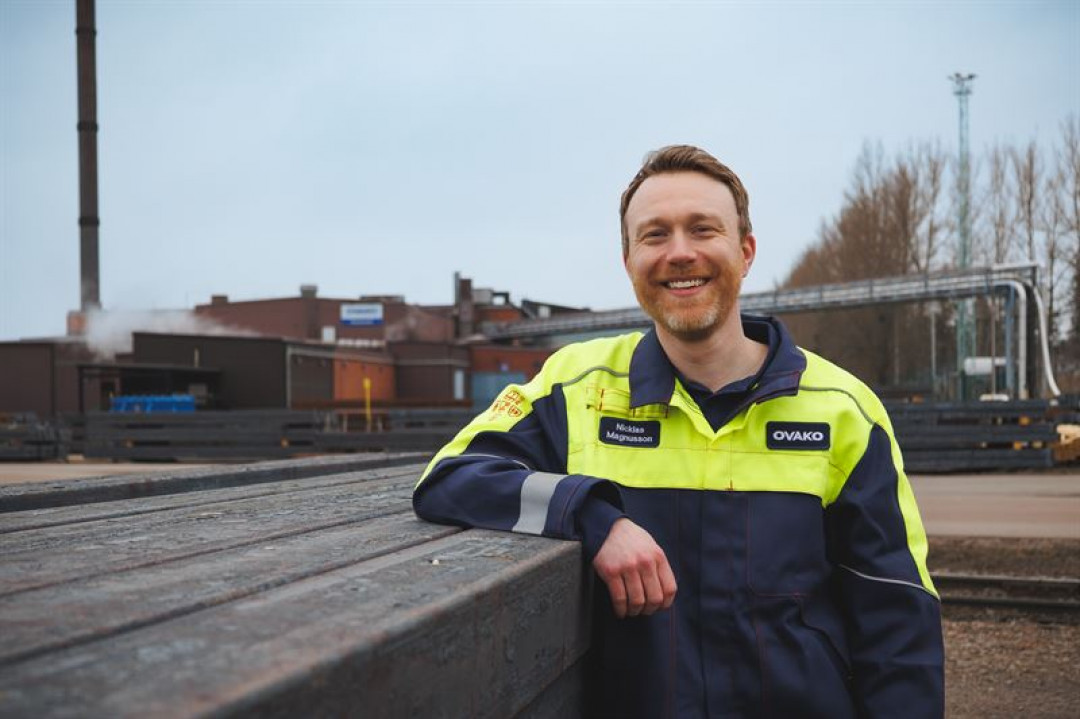 Nicklas Magnusson, Leiter Sustainability & Safety bei Ovako - Photo: Richard Paulsson