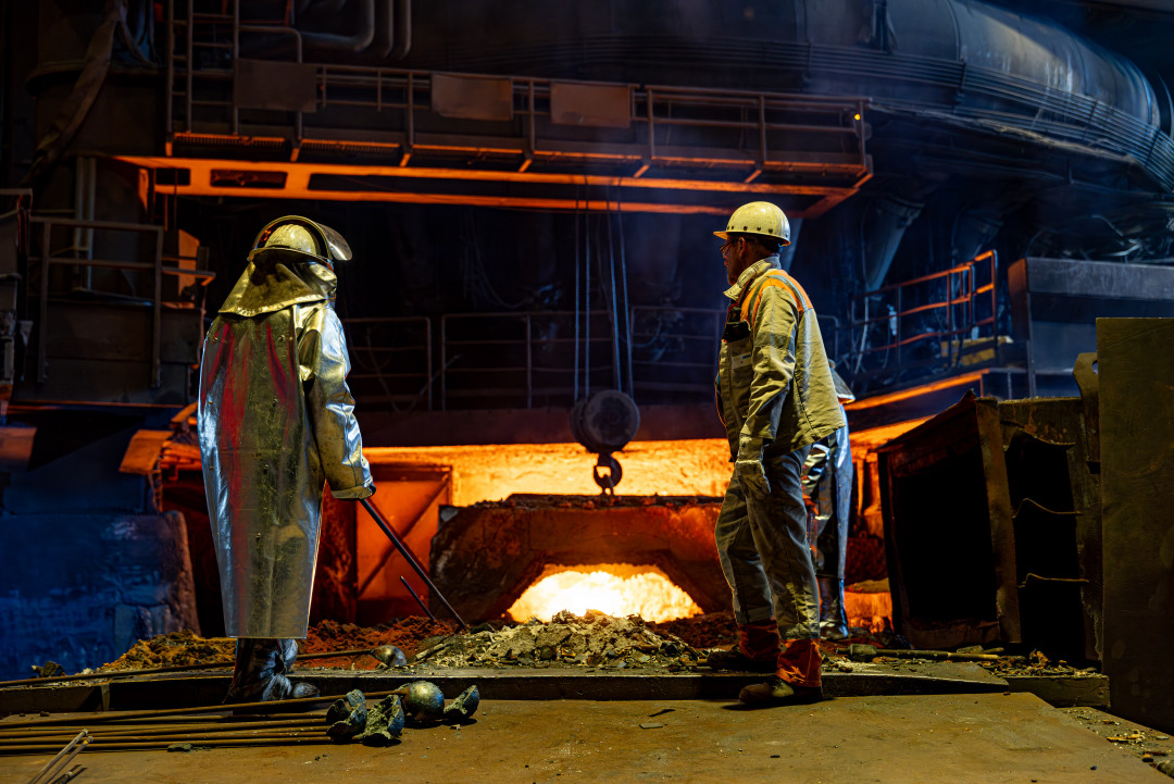Arbeiten am Hochofen A - Photo: © Salzgitter AG/ neon4