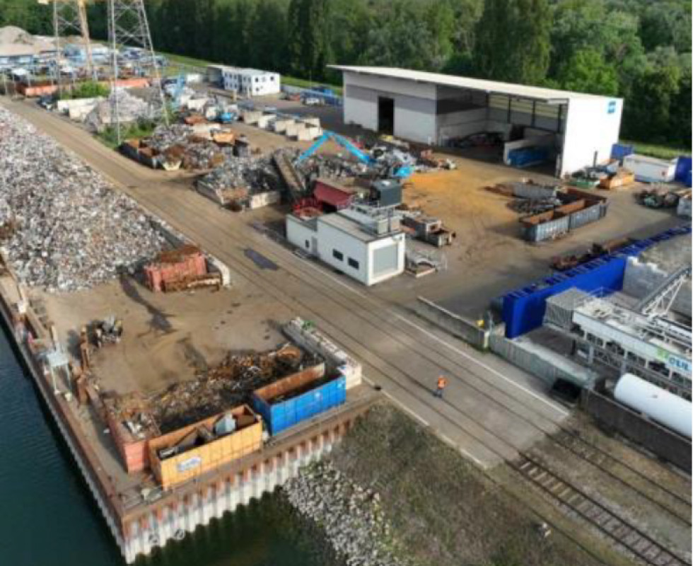 Neuer Standort der Gerhard Lang Recycling GmbH in der Nordbeckenstraße in Karlsruhe - Photo: Gerhard Lang Recycling