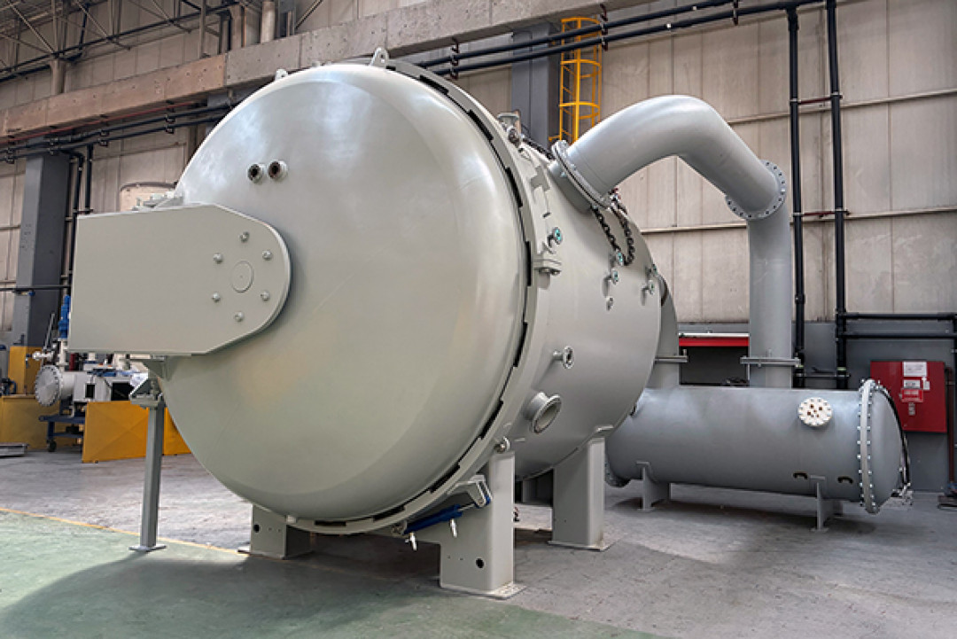 Ein Beispiel eines Aichelin Vacuum Ofens für die Luft- und Raumfahrtindustrie - Photo: Aichelin Group